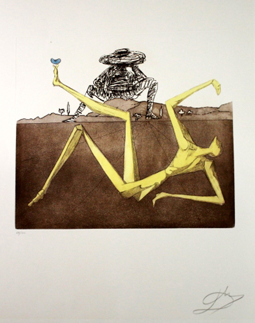 The Heart of Madness After Dali Lithograph | Modernism